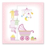 Καροτσάκι με Κρεμαστά Παιχνίδια