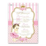 Προσκλητήριο Βάπτισης Little Princess
