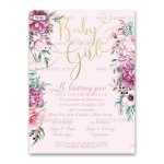 Πρόσκληση Βάπτισης Floral