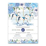 Προσκλητήριο Βάπτισης για Αγόρι με Carousel