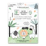 Προσκλητήριο Βάπτισης τα Ζώα της Ζούγκλας