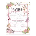 Προσκλητήριο Βάπτισης Γατούλα Μπαλαρίνα