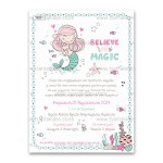 Προσκλητήριο Βάπτισης Γοργόνα στο Βυθό