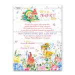 Προσκλητήριο Βάπτισης Νεράιδα στο Μαγεμένο Δάσος