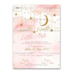 Προσκλητήριο Βάπτισης Twinkle Little Stars