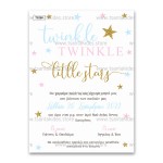 Προσκλητήριο Βάπτισης Twinkle Little Stars