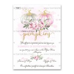 Προσκλητήριο Βάπτισης Sweet Little Pumpkins