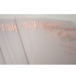 Προσκλητήριο Γάμου Ημιδιαφανές