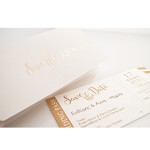 Προσκλητήριο Γάμου με Θέμα το Εισητήριο 