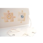 Προσκλητήριο Γάμου και Βάπτίσης με Παζλ