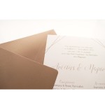 Προσκλητήριο Γάμου με Γεωμετρικά Σχήματα
