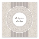 Κλασική Μπεζ Ανθική Κορνίζα