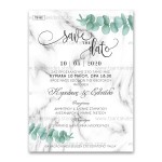 Πρόσκληση Γάμου με Ευκάλυπτο